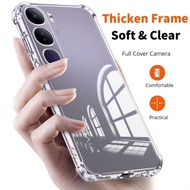 HP OMA - SILICONE VIVO Y400hp IQOO Z10 LITE 4G CLEAR SOFTCASE ANTI-CRACKBENING MAGSAVE CASINGRing