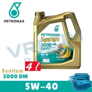Original Petronas Engine Oil 4L | Petronas Syntium 3000 DM 5W-40 (Fully Synthetic)
