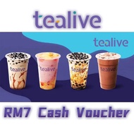 Tealive cash voucher Rm7