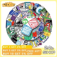 50PCS Mathematics Math Elements Cartoon Stickers DIY Bike Travel Luggage Laptop Sticker Decal
