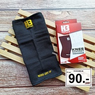 สนับเข่า ไม่มีฟองน้ำ H3 รุ่น TRIPLE H KNEE SUPPORT รหัส H3-KNEE-BK (ราคา/1ข้าง)