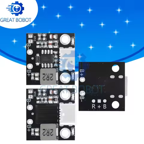 5V Boost Charger for 1S Lithium Battery: 2.8/3.6A Power Board, Type-C Interface & Multi-Protection