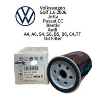 Volkswagen oil filter@ Golf 1.6 2006, Jetta, Passat CC, Beetle, Audi A4, A6, S4, S6, B5, B6, C4, TT 