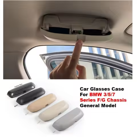 3 5 7 Series X1 X3 X4 X5 X6 F30 F10 F15 F16 G30 G01 E70 E90 Car Sunglasses Glasses Case Holder Box F