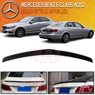 MERCEDES BENZ E-CLASS W212 E300 2008-2015 REAR TRUNK LIP SPOILER MATERIAL ABS UNPAINT ITEM SKIRT LIP