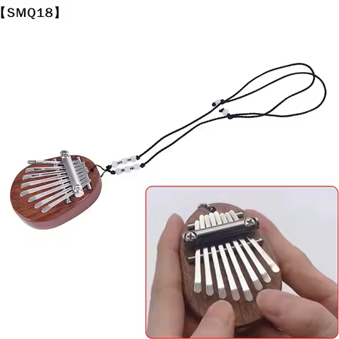 Mini Kalimba 8 Keys Thumb Piano Great Sound Finger Keyboard Musical Instrument【SMQ】