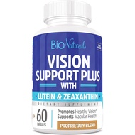 Bio Naturals Eye Vitamin Supplement with Lutein, Zeaxanthin, Lycopene, Bilberry, Quercetin & More - 