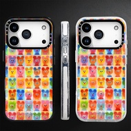 Jon Burgerman Screenful Soft Bears Grid Acrylic Wireless Magnetic Charging Case Compatible For IPhon