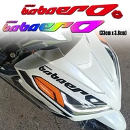Hindi Babaero Sticker Cutout Reflective Waterproof Vinyl Decal for CLICK V3/V2 MIO NMAX Motorcycle A