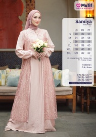 Gamis Koko COUPLE MUTIF FAHAR - SAMIYA DUSTY PEACH (COD)