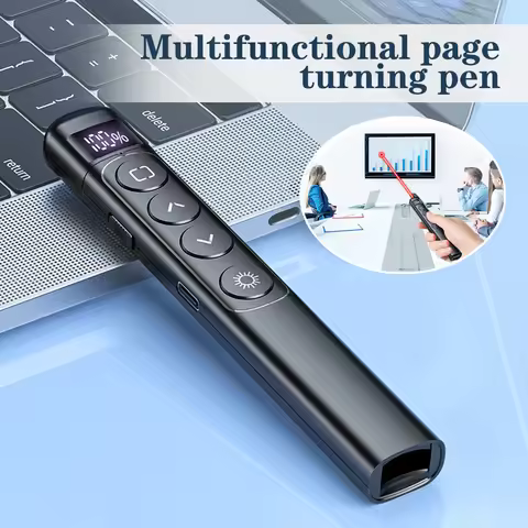 Wireless Powerpoint Pen Presentation Clicker USB Projector Remote Control Flip Presenter Pointer RF 