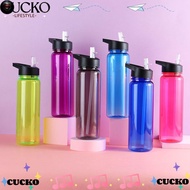 PTS  750ml Water Bottles Gym Sport with Straw Food Degree Plastic