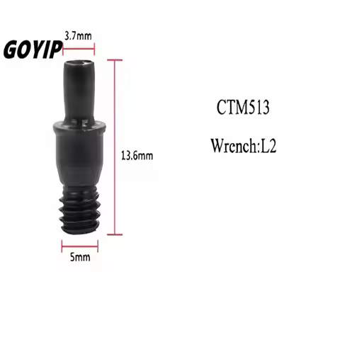 LCS-513 LCS-617 MSP617 CTM513 CTM617 TM6x17 MC20 Screw Pin CNC Lathe Center Pin Arbor Accessories Bl