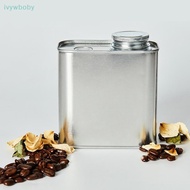 [IVY] Tinplate Coffee Bean Storage Tank Coffee Powder Sealed Tank One-way Valve Exhaust Portable Bea