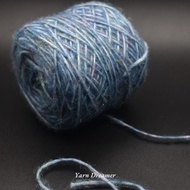 Blue Fluffy Soft Knitting Yarn for Stick Needlework Wool yarn DIY Crochet Yarn