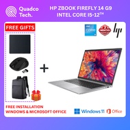 HP Zbook Firefly 14 G9, 12th Gen Core i5 Processor Intel Iris 14" FHD Display 16GB-32GB Ram 256GB 51