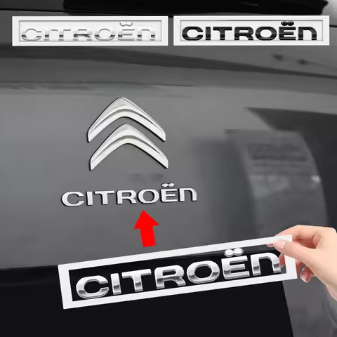 Car ABS 3D Letter Sticker Trunk Logo Sticker for Citroen C4 C3 C5 C1 DS3 DS5 DS4 Jumper Xsara C-Elys