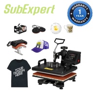 5 in 1 Heat Press Machine (Slide) / Combo Heat Press Machine / Heat Press Mug Heat Press Cap Heat Pr