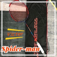 Victor Badminton Racket SPIDER-MAN Spiderman Co-Branded Ultra-Light Full Carbon Badminton Racket 4UG5