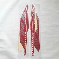 Striping Stiker Motor Honda vario 160 2023 merah