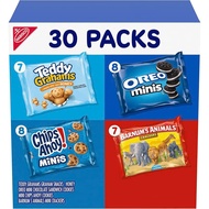 Nabisco Variety Pack 30 Oreo Teddy Chips Ahoy Barnum