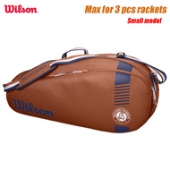 [Tgrx] Wilson 2024 France Open Team 3-6 Pcs Duffel กระเป๋าไม้เทนนิส Roland Garros Clay Court ไม้ตีเท