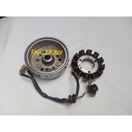 Yamaha Jupiter Z1 115 fi original fly wheel rotor mahnit ignition spool Jupiter Z1 1DY