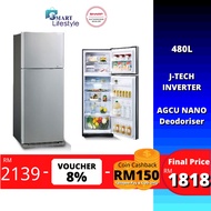 Sharp Pelican Refrigerator (480L) SJE538MS