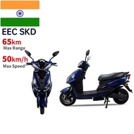 CKD SKD 10/12inch 600W 800W 40-50km/h speed 45-65km range cheap electric motorcycle for india market