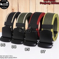 DY83 - Men's Tactical Canvas Belt Men's Belt BIG Size 200cm Length 002 B Black