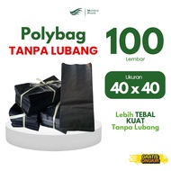 100Pcs Polybag 40x40 WITHOUT HOLES Thick Durable Strong Flexible