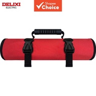 One Piece DELIXI ELECTRIC 6+10 Pockets Tool Roll Bag Portable 1680D Oxford Cloth Organizer Anti-Slip