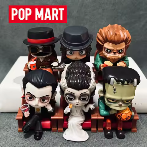 In Stock Authentic POP MART Universal Monsters Series Blind Box Dracula Van Helsing The Wolf Man Ani