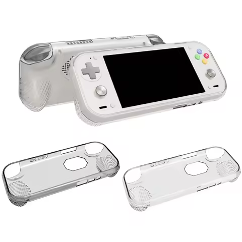 For Anbernic RG55G1 Clear TPU Case for Anbernic RG55G1 Shockproof Anti-Scratch Soft Cover Retro Game
