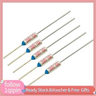 1qipin.my 5Pcs Metal Thermal Fuse RY TF Series 240℃ High Temperature Electronic Components 10A 250V