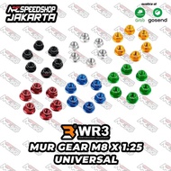Gear Nut Arm Wheel Axle Nut Wr3 Nsr 150 Sp Nsr150