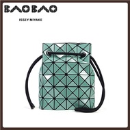 Baobao issey Miyake Drawstring Bucket Bag New Style One-Shoulder Triangle Geometric Bag