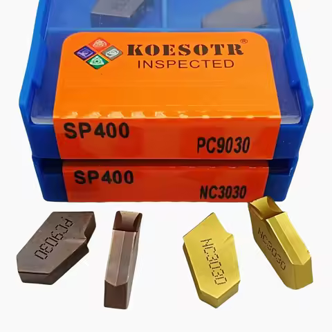 10PCS grooving tool SP200 SP300 SP400 NC3020 NC3030 PC9030 2mm 3mm 4mm slotted and cut single-head t