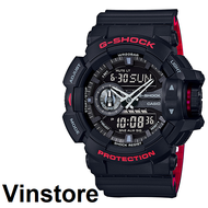 [Vinstore] G-Shock GA-400 Black/Red Heritage Color Series Sports Men Watch GA-400HR-1A GA400HR-1A