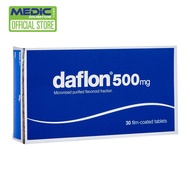 [Bundle of 2] Daflon 500Mg 30 Film-Coated Tablets - By Medic Drugstore