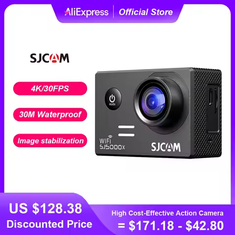 SJCAM SJ5000X Elite Action Camera 4K FHD Video 30M Waterproof 2.4G WiFi Action Original Camera Sport