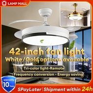 Ceiling Fan With Light Fan Light Ceiling Fan Light Invisible Fan Light AC Motor 5 Blades Ceiling Sil