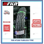 [TUBELESS] FKR MOTORCYCLE TYRE HT200 ( BUNGA TT100 ) 70/90-17, 80/90-17, 80/90-18, 90/90-18 TUBELESS