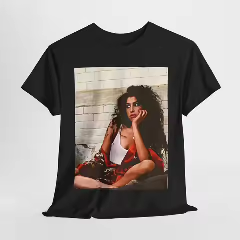 Amy Winehouse T Shirt Men For Men's Clothing Graphic T Shirts New Gifts and T-shirts Cotton Men's T-