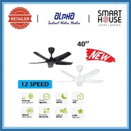 FREE SHIPPING  Alpha Cosa CX10 5B 40 inches Remote Ceiling Fan DC MOTOR 12 SPEED