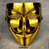 GOLD Glossy GOLD Hacker Mask 2021 hacker