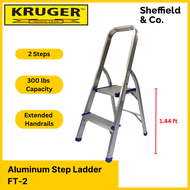 Kruger Aluminum Step Ladder FT-2 (2 Steps)