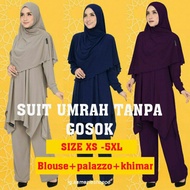 BUY 2 @RM89/PC RAUDHAH SUIT FREE KHIMAR BY SABELLA ( XS HINGGA 5XL)