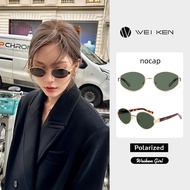 WK Polarized Sunglasses Retro Gold Silk UV400 Original Lenses