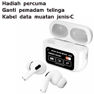 A9 Pro Touch Screen ANC Wireless Earphones TWS Noise Cancelling Earbud Support APP